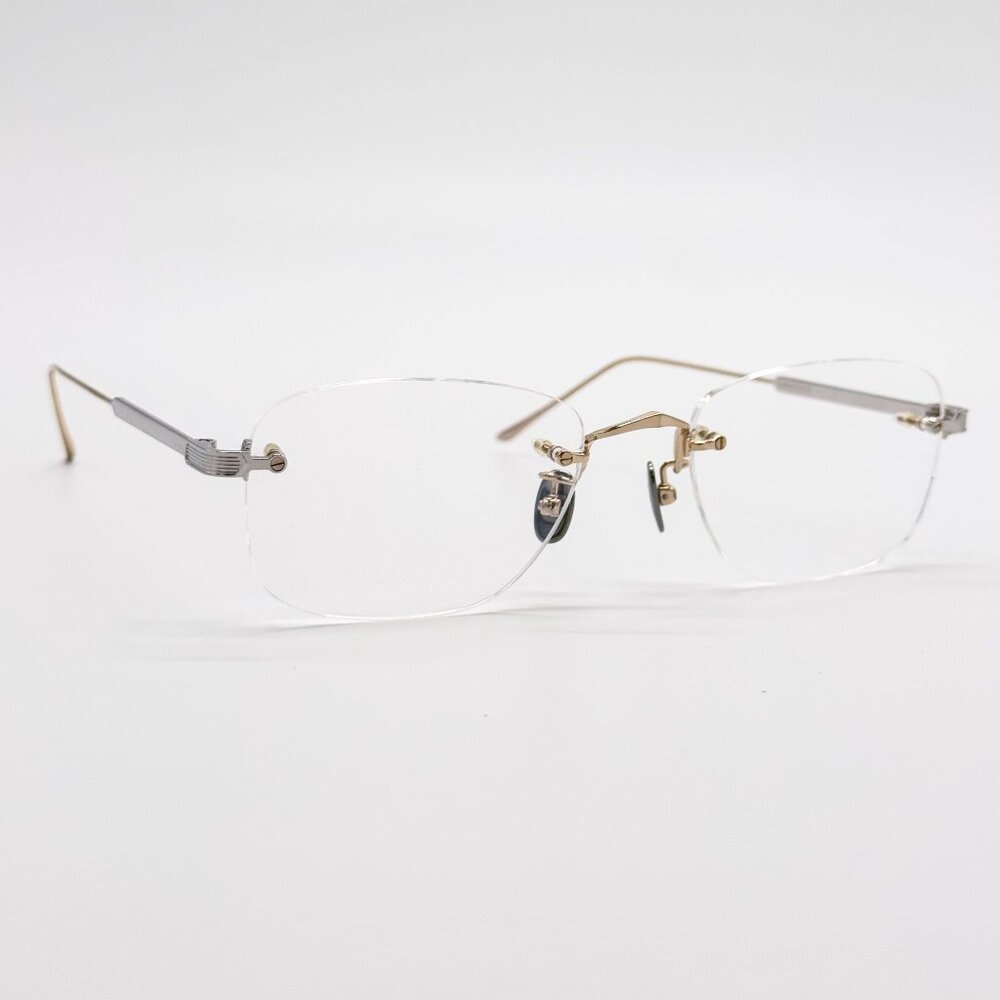 NEW CARTIER CT0228O 001 GOLD MEN EYEGLASSES CARTIER